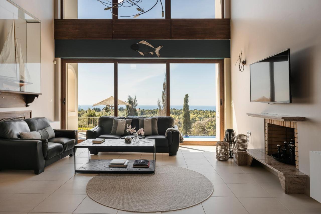 Luxury Villa Karmaniolos Fiskardo Kefalonia Exteriér fotografie